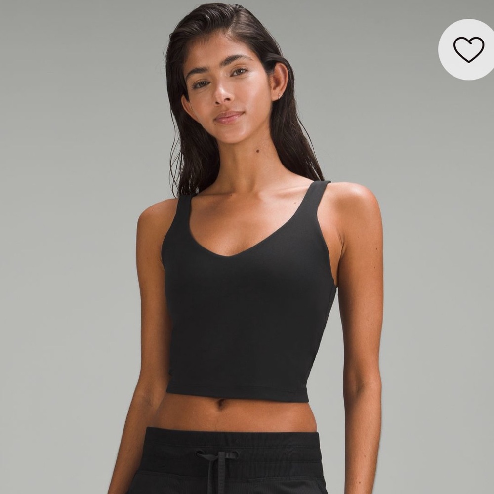 Lululemon Black Align tank top size 6